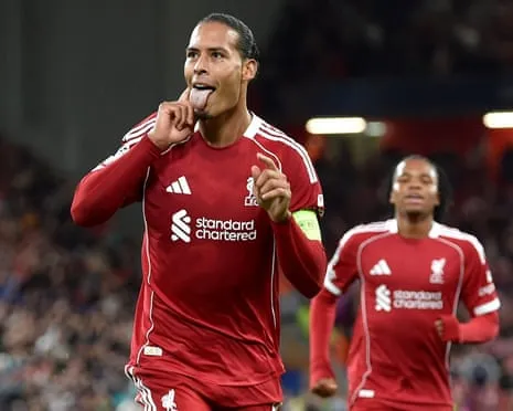 Virgil van Dijk heads dramatic victory in clash with Atlético Madrid